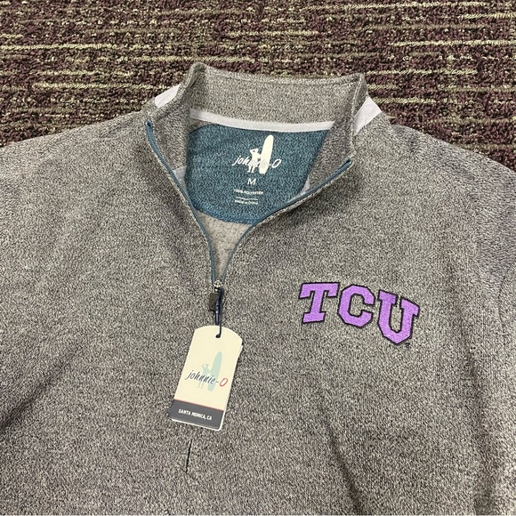 TCU Johnnie-O Reflex 1/4 Zip Pullover - Picture 2 of 5